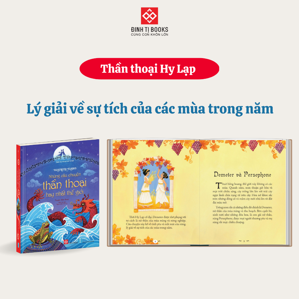 Sách - Illustrated Classics - Những câu chuyện thần thoại hay nhất thế giới