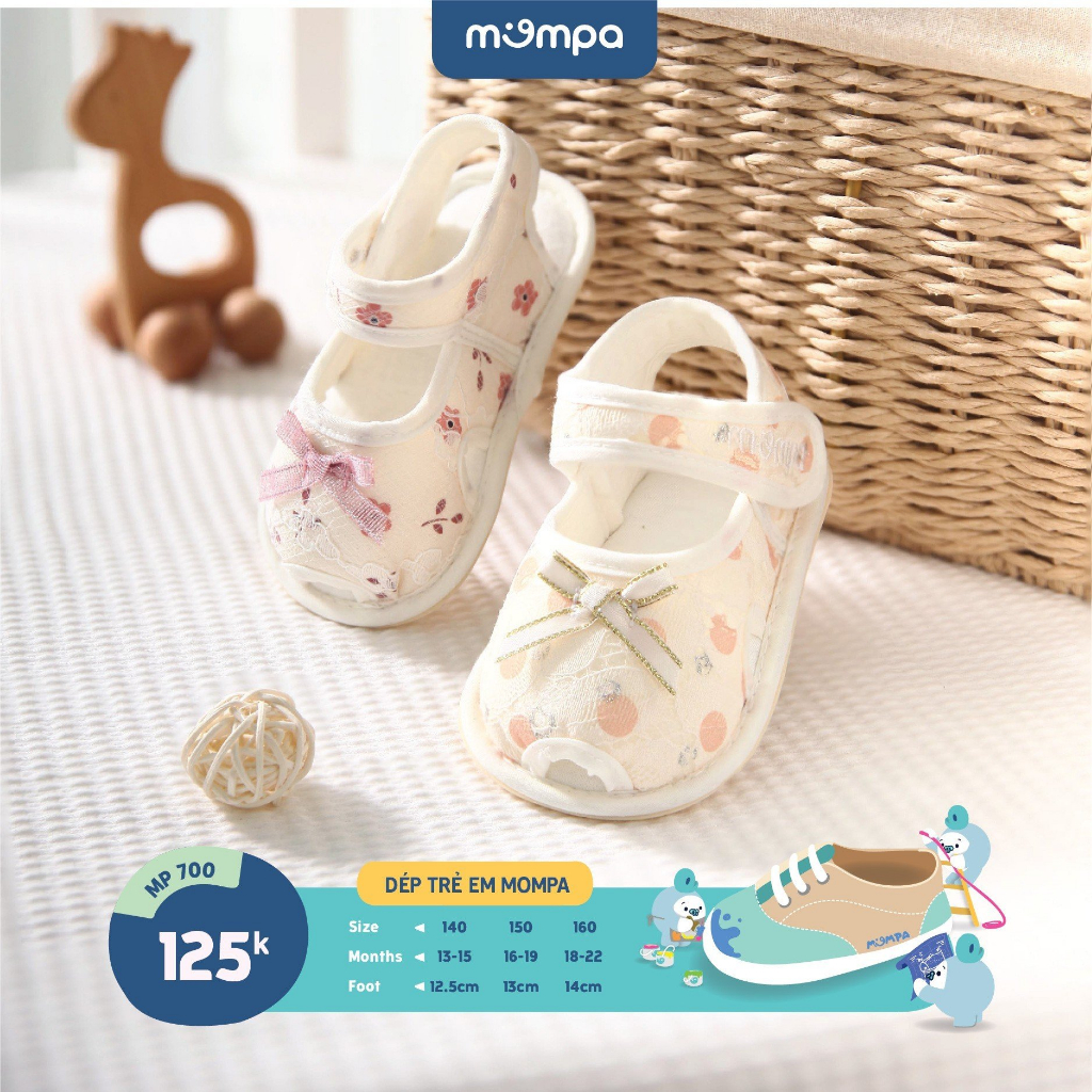Giày tập đi, dép tập đi cho bé Mompa