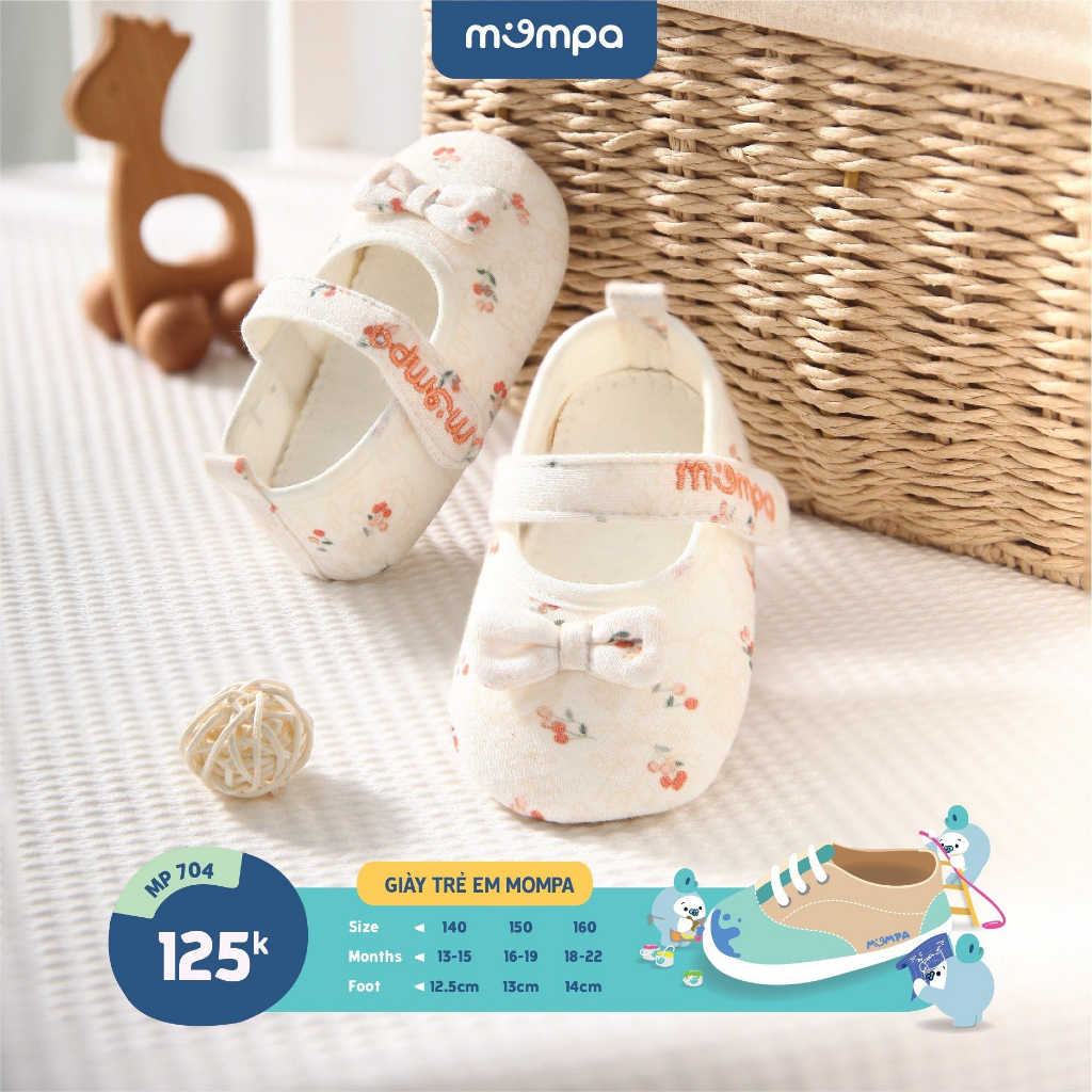 Giày tập đi, dép tập đi cho bé Mompa