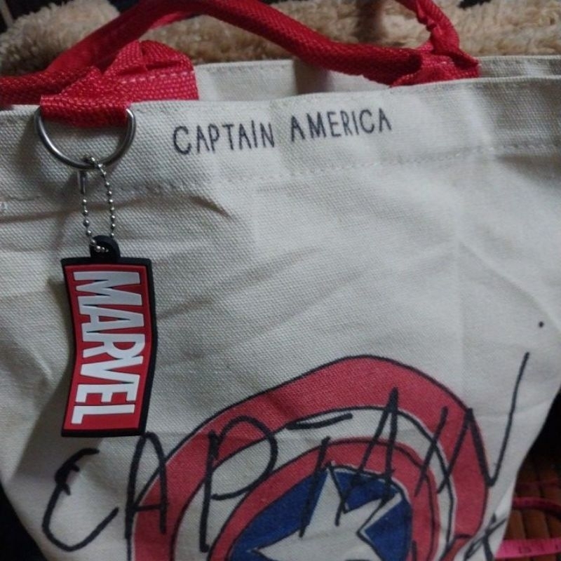 Tote vải bố siêu hiệu Marvel size 31x37, si Nhật