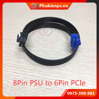 Cáp chuyển đổi nguồn 8Pin PSU Modular sang 6Pin PCIe Card VGA. Dùng cho máy tính PC Cấp nguồn cho card VGA GTX Quadro