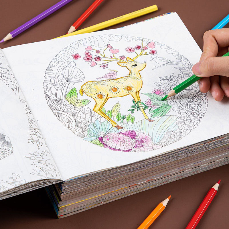 Tranh tô màu siêu đẹp gồm 8 mẫu 24 trang dành cho bé