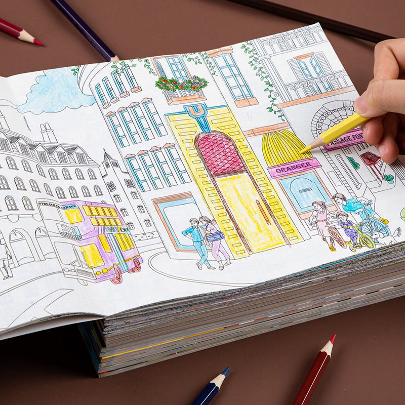 Tranh tô màu siêu đẹp gồm 8 mẫu 24 trang dành cho bé