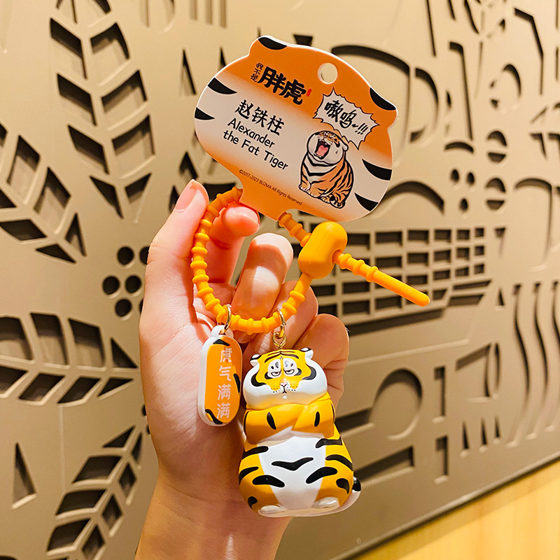 Móc khóa Chú Hổ Lười Ráp nhiều mẫu mã dễ thương dùng trang trí balo, túi xách, quà tặng sinh nhật bạn bè