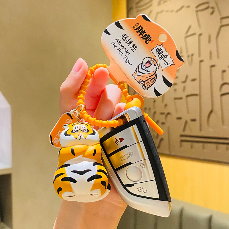 Móc khóa Chú Hổ Lười Ráp nhiều mẫu mã dễ thương dùng trang trí balo, túi xách, quà tặng sinh nhật bạn bè