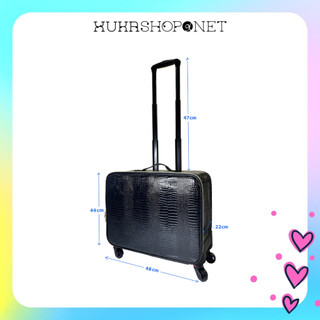 Cốp Kéo Đựng Mỹ Phẩm Trang Điểm Vỏ Da Vân Nổi Y26 chuyên dụng cho makeup artist chuyên nghiệp, tiện lợi