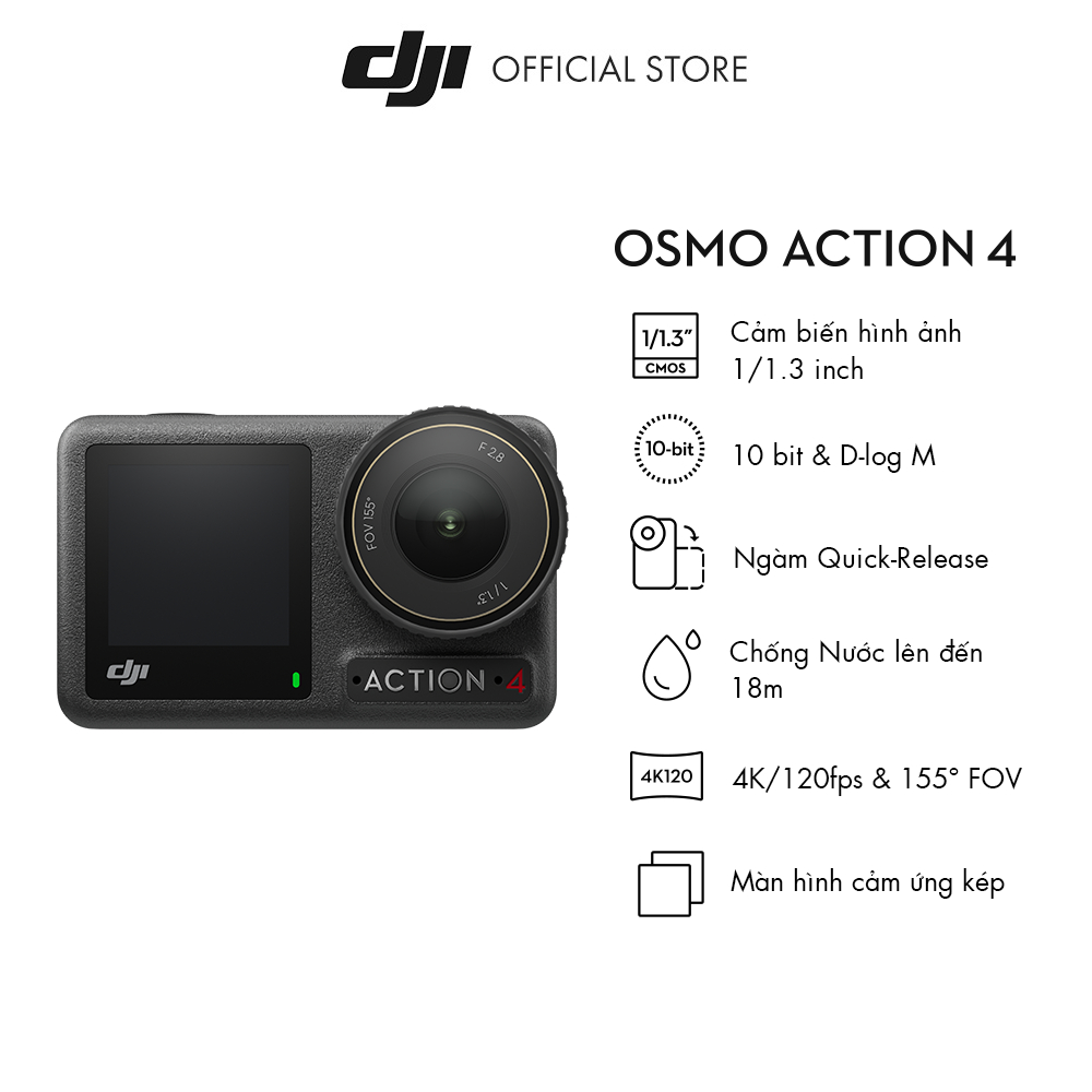 Máy quay phim hành động DJI Osmo Action 4 (DJI OA4)