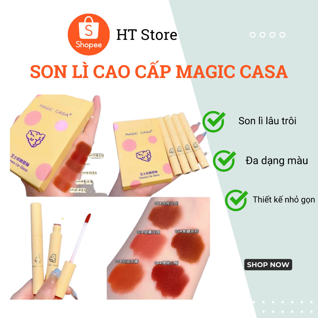 Set 5 cây son lì cao cấp Magic Casa nội địa Trung