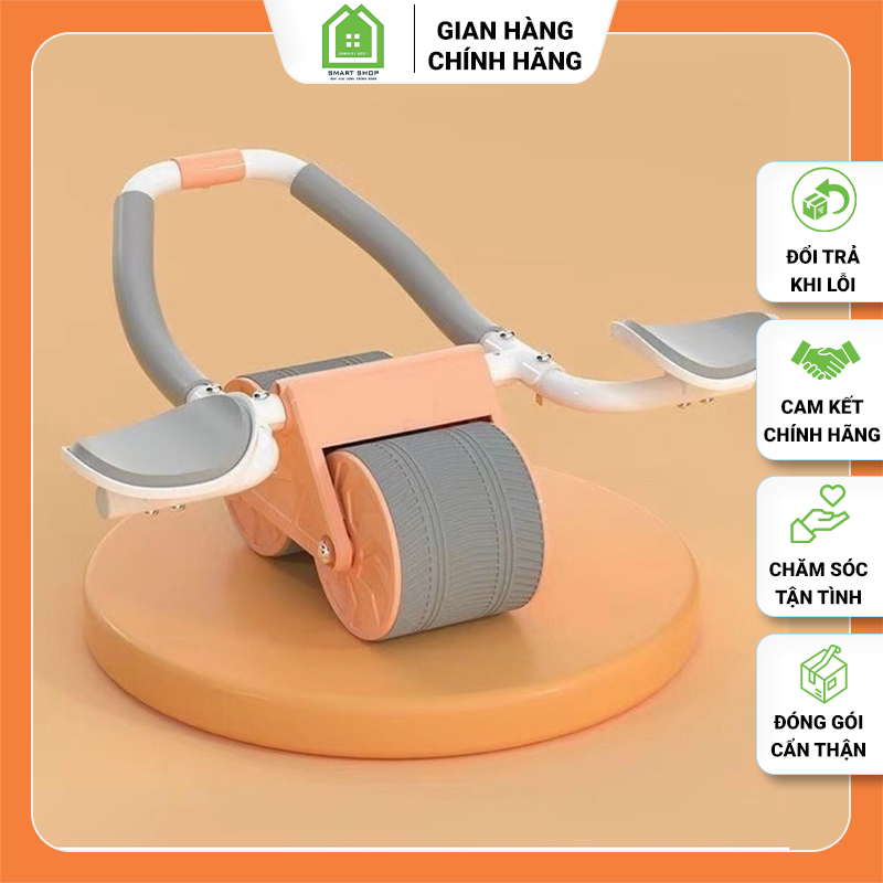 🏋🏻Con lăn Tập Cơ Bụng Trợ Lực Thế Hệ Mới 2023, Bánh xe hỗ trợ tập Plank Tự Động Tiện Dụng👣