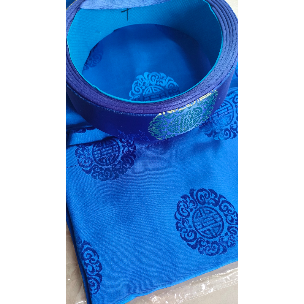 Áo dài nam truyền thống lụa Thái Tuấn, kèm mấn đội đầu - ADNTT