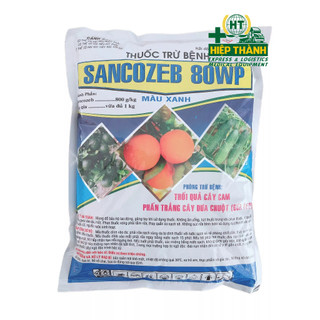 Thuốc trừ bệnh Sancozeb 1kg xanh - Hiệp Thành chuyên trị bệnh vàng lá, thán thư, thối trái, phấn trắng