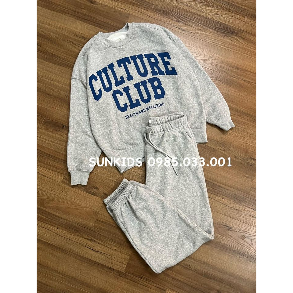 Bộ nỉ bông NAM NỮ mềm Activewear 3 màu