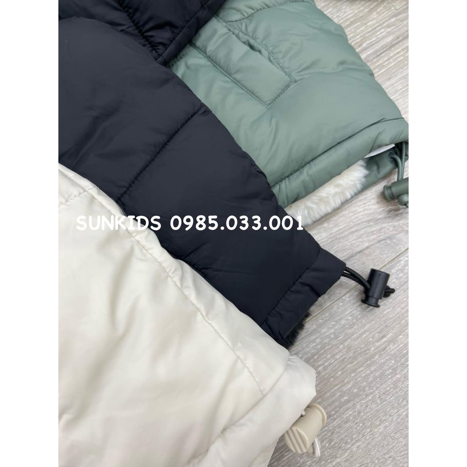 Áo khoác phao GJ lót lông siêu mềm