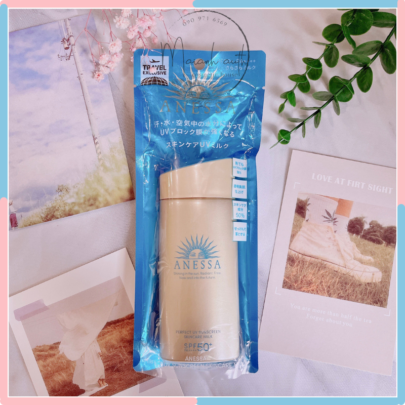 Sữa chống nắng bảo vệ hoàn hảo Anessa Perfect UV Sunscreen Skincare Milk SPF 50+ PA++++ 90ml