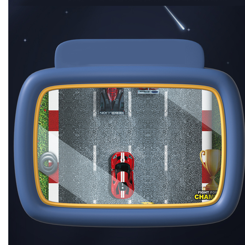 Bàn đua xe ô tô, vũ trụ kèm vô lăng cho bé. xe đồ chơi