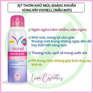 Xịt khử mùi, kháng khuẩn cho "cô bé" Vionell