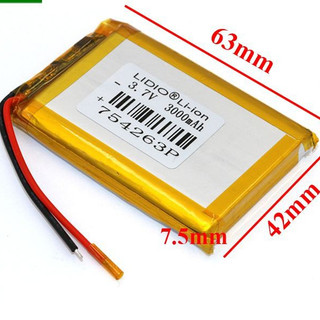 Pin lithium 124055 3000mah 3.7v 2000mah 2500mah pin li-po 3.7v 2100mah lithium polyme
