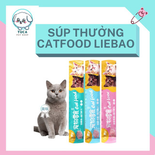Súp thưởng cho mèo - 1 thanh súp thưởng catfood liebao cho mèo 15gr - tuca pet shop