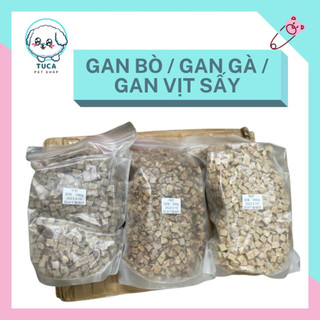 Gan bò / gan gà / gan vịt sấy cho chó mèo 500gr - tuca pet shop