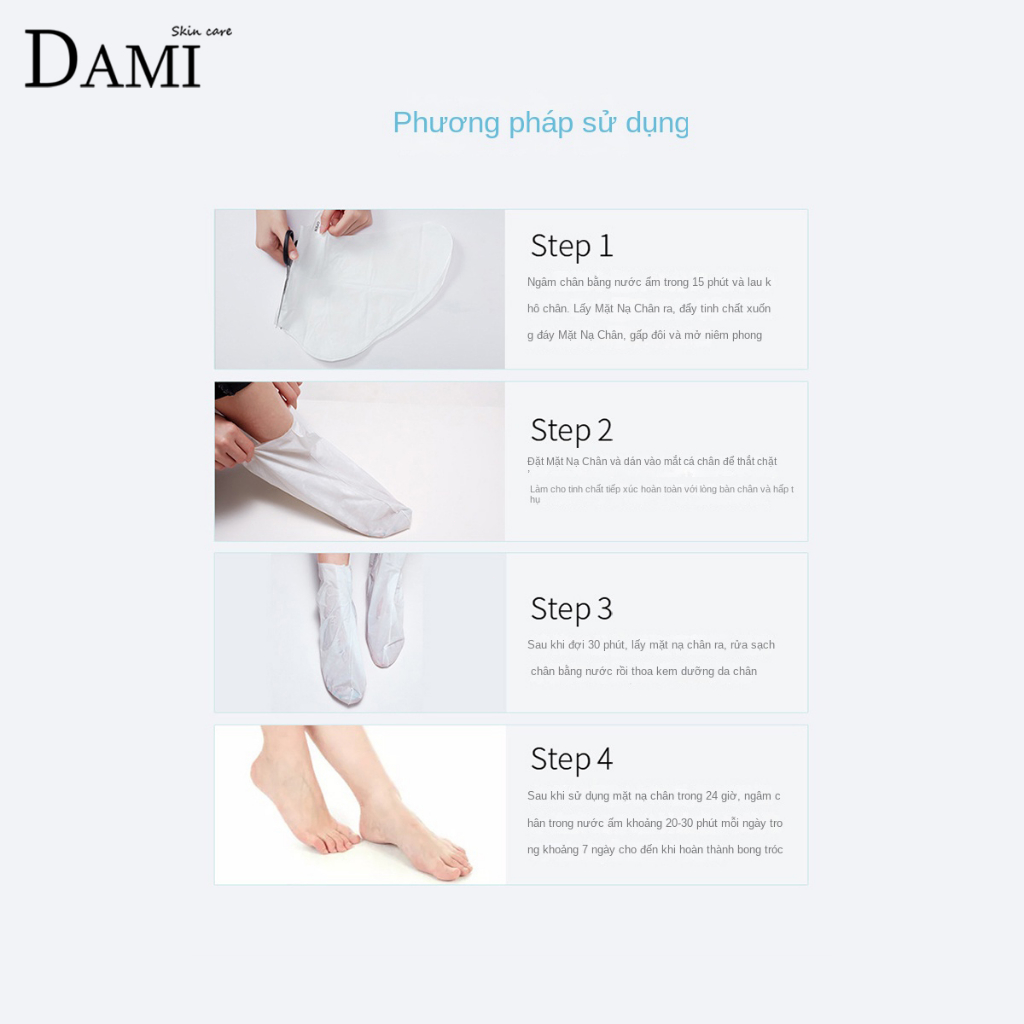 Mặt Nạ Giấy Ủ Tay Chân Sữa Dê Giúp Trắng Da Giảm Thâm Giảm Nhăn Mịn Màng GOAT's Milk