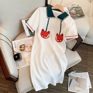 ĐẦM LEN THÊU CỔ KẾT HỘT CHÂU