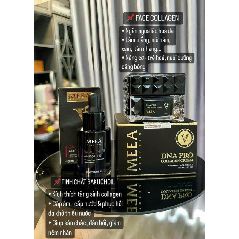 Combo Face DNA PRO VER 2 Cá Hồi MEEA Chính Hãng