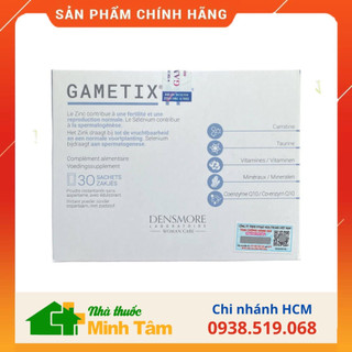 Gametix M - Tăng chất lượng tinh trùng - Giảm dị dạng, tăng độ di động tinh trùng, tăng thụ thai