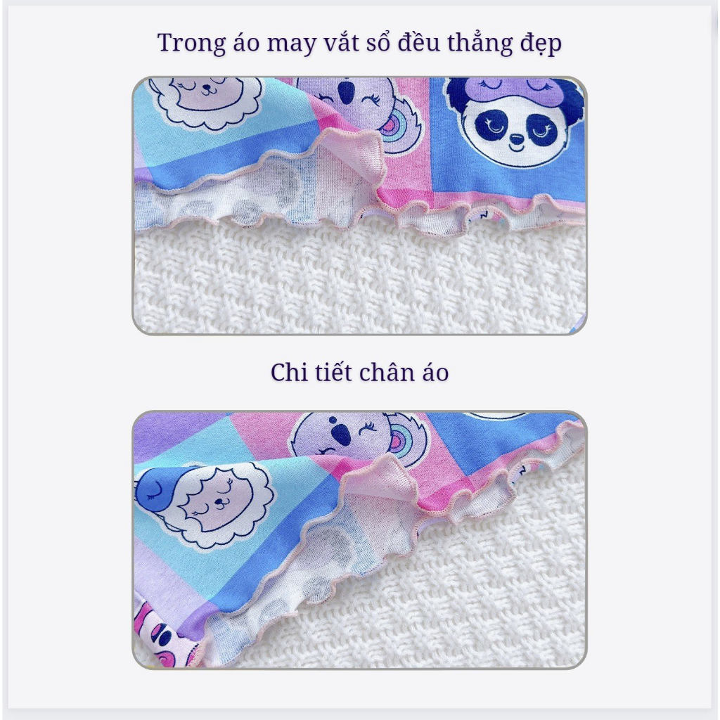 Bộ Dài Tay Cánh Tiên Bé Gái KIMCHIBABY Vải Cotton Dư Xịn Hoạ Tiết Dễ Thương, Đồ Bộ Cho Bé Mặc Thu Đông KCTD305