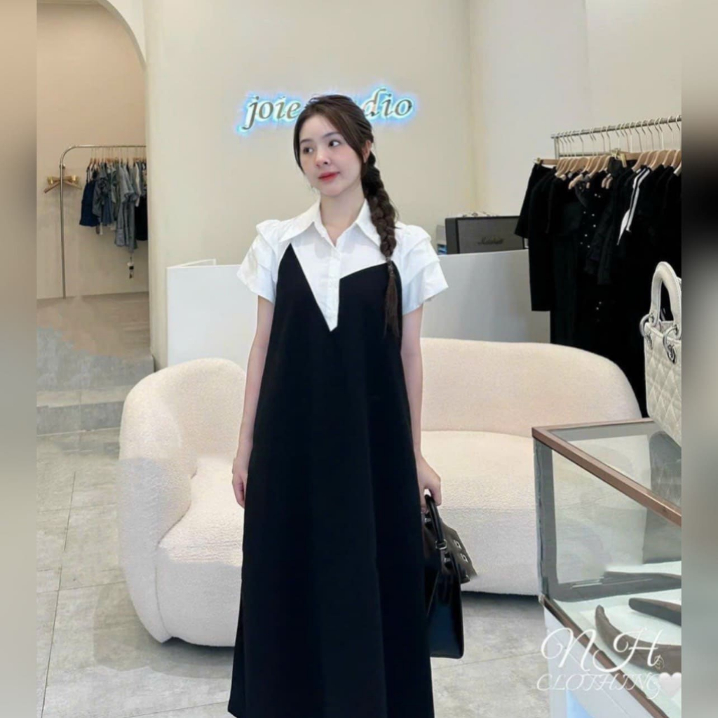 Đầm Bầu Váy Bầu Sơ Mi Công Sở