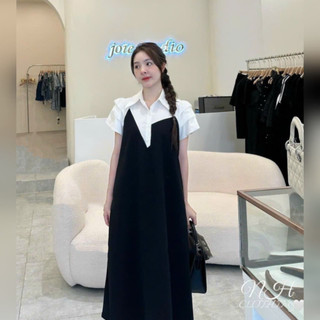 Đầm bầu váy bầu sơ mi công sở