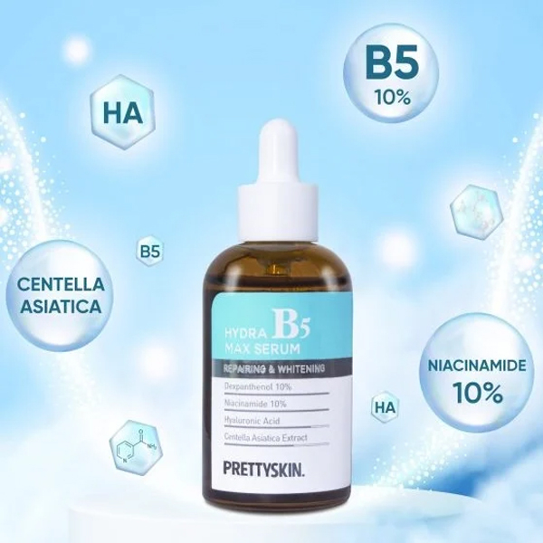 Tinh Chất Phục Hồi, Dưỡng Trắng Da Prettyskin Hydra B5 Max Serum 50ml
