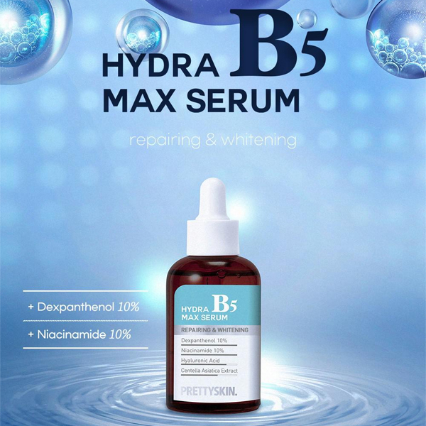 Tinh Chất Phục Hồi, Dưỡng Trắng Da Prettyskin Hydra B5 Max Serum 50ml