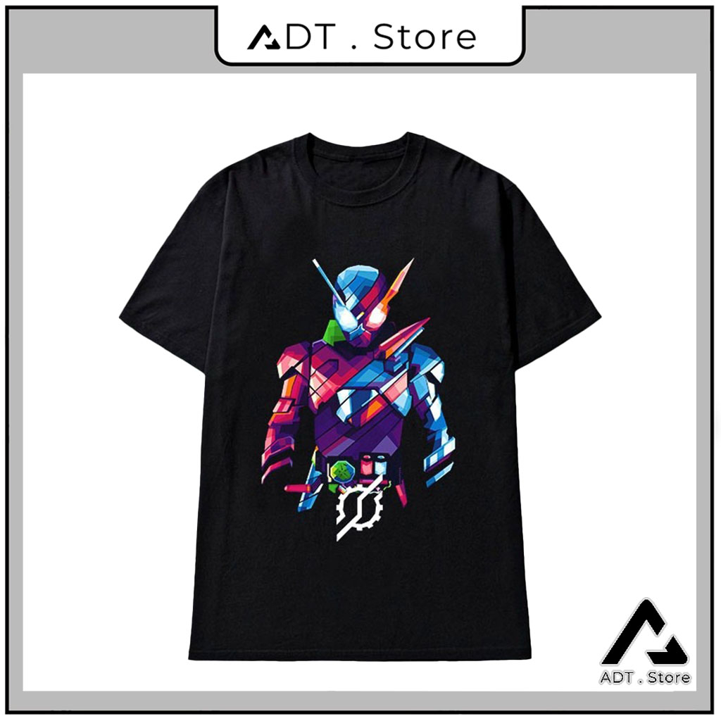 Áo thun Kamen Rider Build Black T-Shirt, Form áo cực đẹp bán chạy