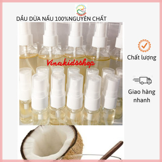 Dầu dừa nguyên chất nấu thủ công 10ml 100ml