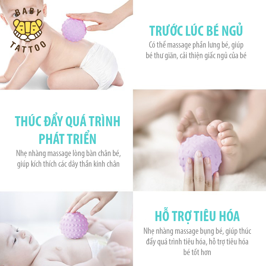 Đồ Chơi Bóng Cầm Tay BABY TATTOO Giúp Trao Dồi Khả Năng Khám Phá, Đồng Hành Cùng Bé Trong Quá Trình Phát Triển