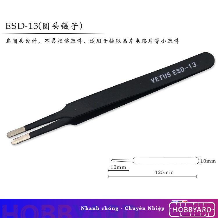 Nhíp siêu nhọn Vetus dùng trong lắp ráp mô hình, linh kiện