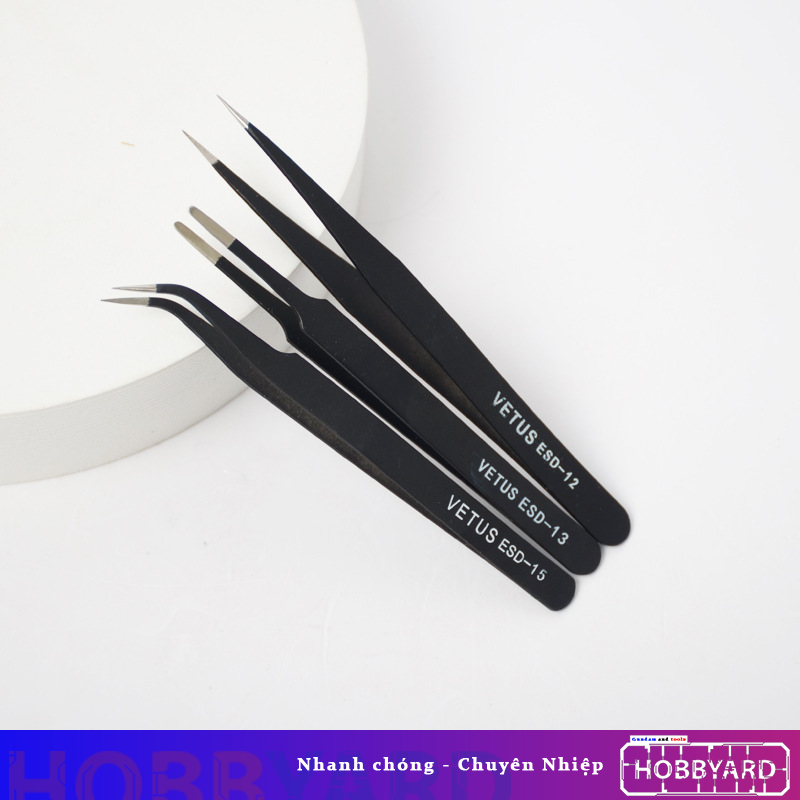 Nhíp siêu nhọn Vetus dùng trong lắp ráp mô hình, linh kiện