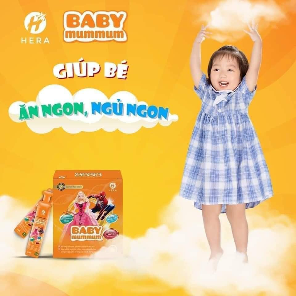Siro ăn ngon  BABY MUMMUM Hera cho bé giúp hấp thụ tiêu hoá tăng sức để kháng