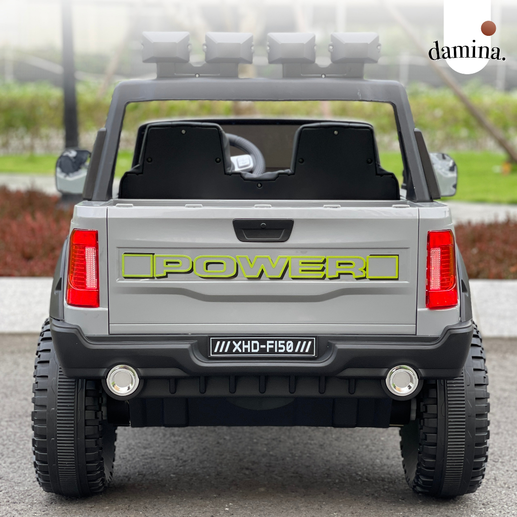 Xe ô tô điện trẻ em Ford F150 Raptor XHDF150 | Tải trọng 70KG | 4 động cơ | Ghế nệm da | Damina
