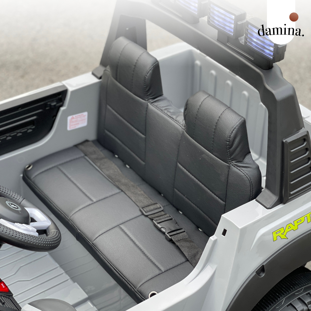 Xe ô tô điện trẻ em Ford F150 Raptor XHDF150 | Tải trọng 70KG | 4 động cơ | Ghế nệm da | Damina