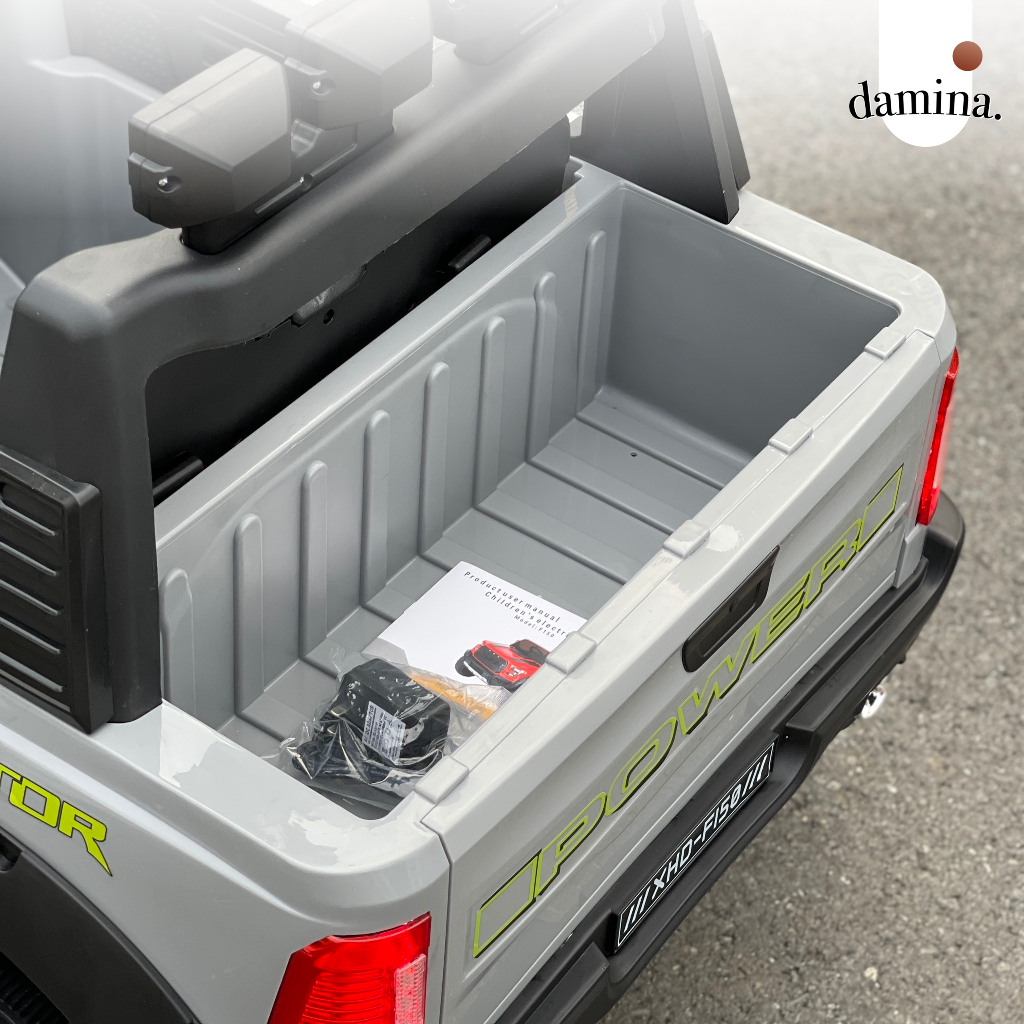 Xe ô tô điện trẻ em Ford F150 Raptor XHDF150 | Tải trọng 70KG | 4 động cơ | Ghế nệm da | Damina