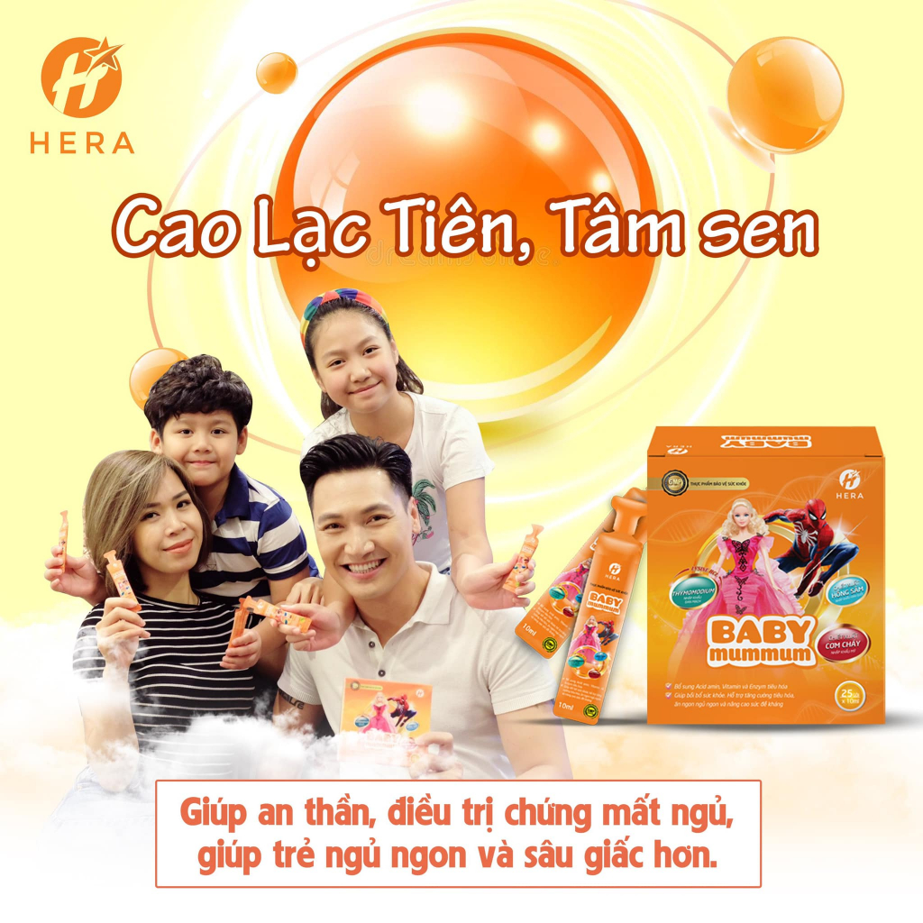 Siro ăn ngon  BABY MUMMUM Hera cho bé giúp hấp thụ tiêu hoá tăng sức để kháng
