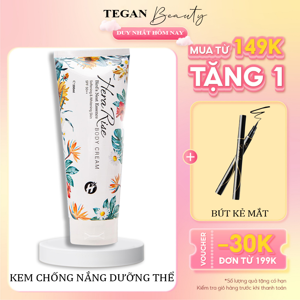 Ủ trắng body Hera Rise Giúp Làm Mịn Trắng Sáng Chính Hãng An Toàn Cho Da
