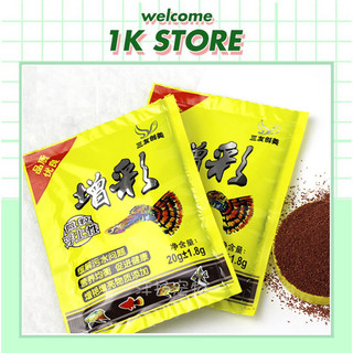 Thức ăn cá, chuyên dùng cho cá 7 màu, gói thức ăn cá cảnh 30g, giúp cá 7 màu lên màu đẹp hơn, thức ăn cá hạt nhỏ an toàn