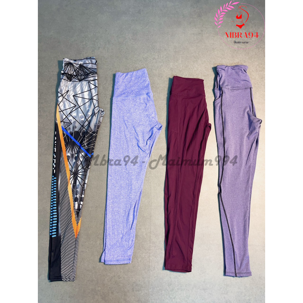 Quần tập dáng dài tập gym / yoga / chơi thể thao hàng xuất xịn - Mbra94
