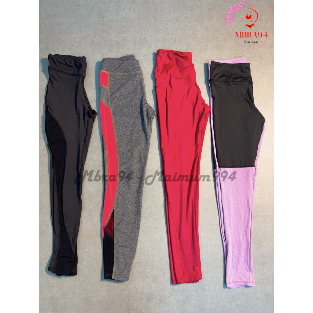 Quần tập dáng dài tập gym / yoga / chơi thể thao hàng xuất xịn - Mbra94