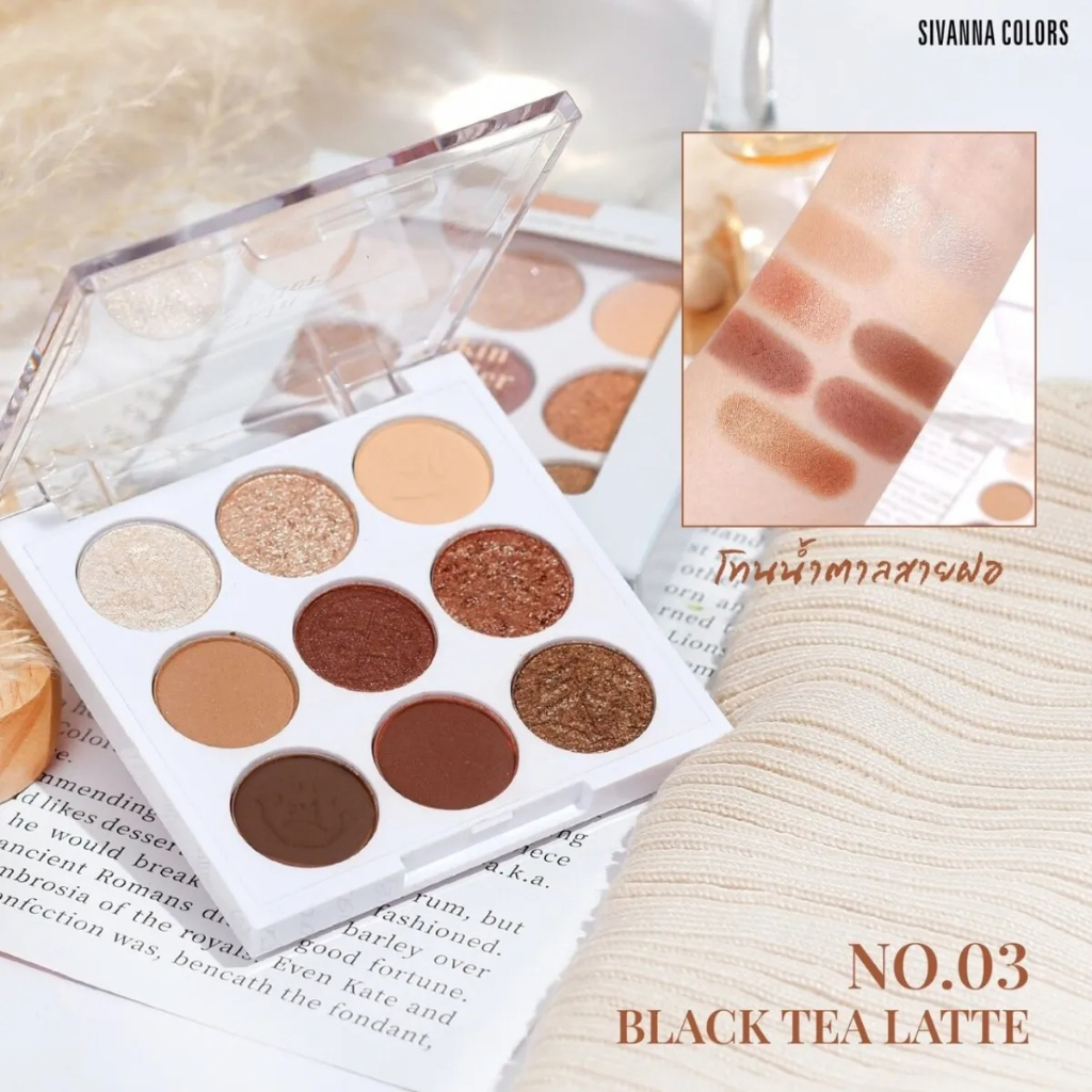 Phấn Mắt 9 ô Sivanna Colors Be My Perfect Multi Palette Mini HF198