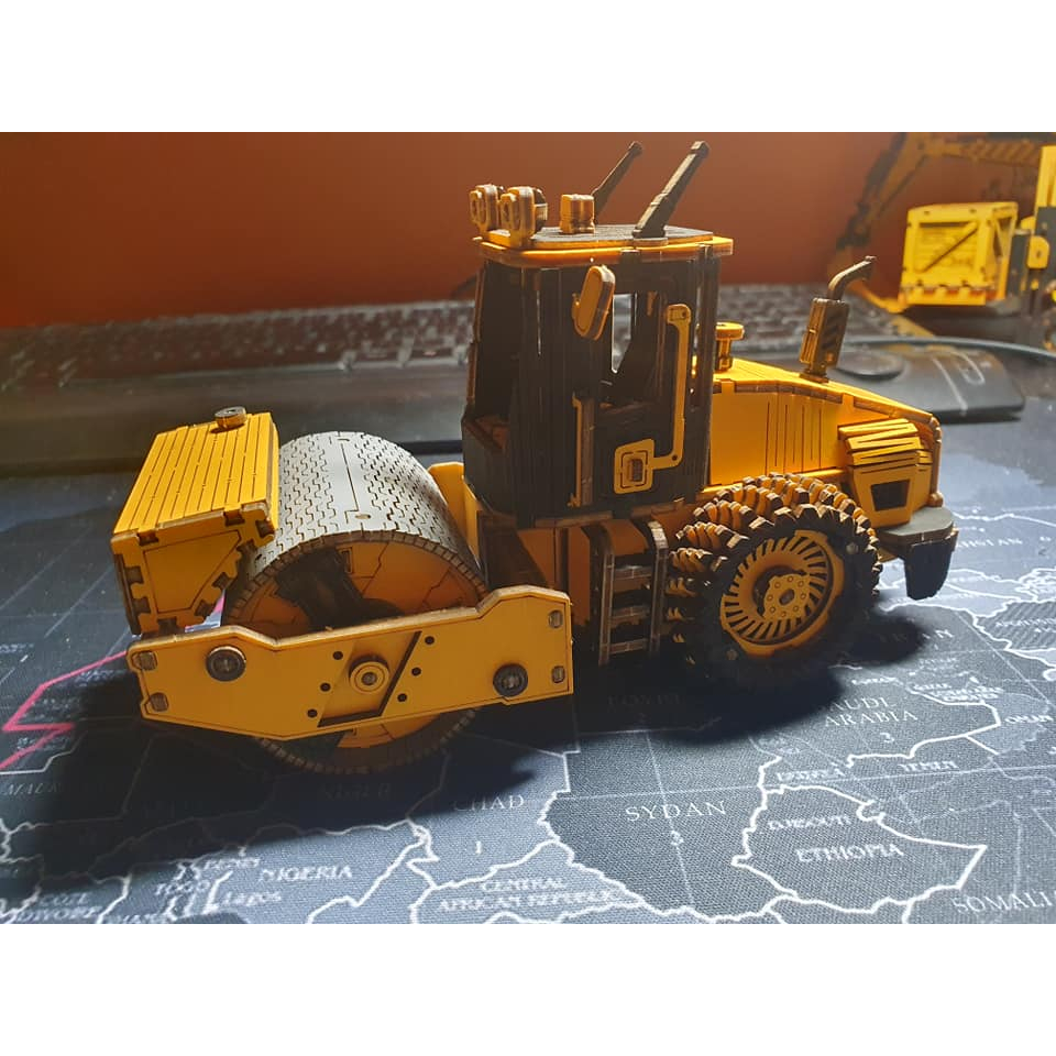 Mô Hình Đồ Chơi Lắp Ráp Gỗ 3D: Xe Lu