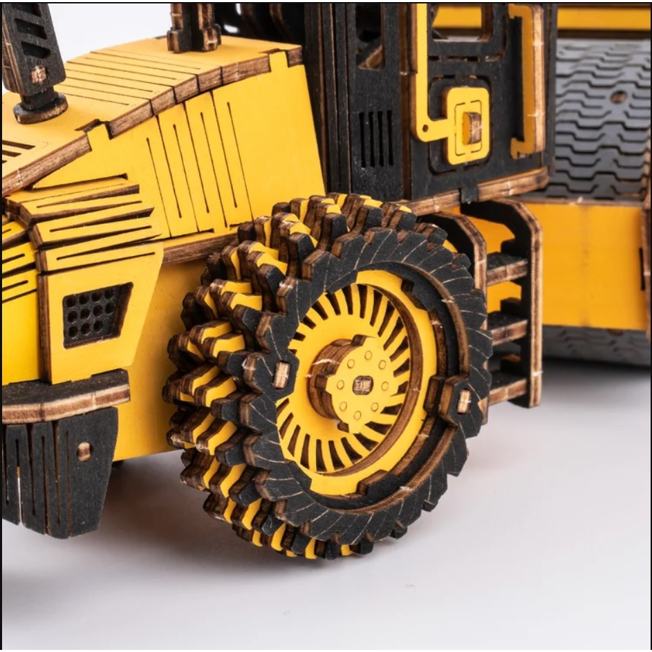 Mô Hình Đồ Chơi Lắp Ráp Gỗ 3D: Xe Lu