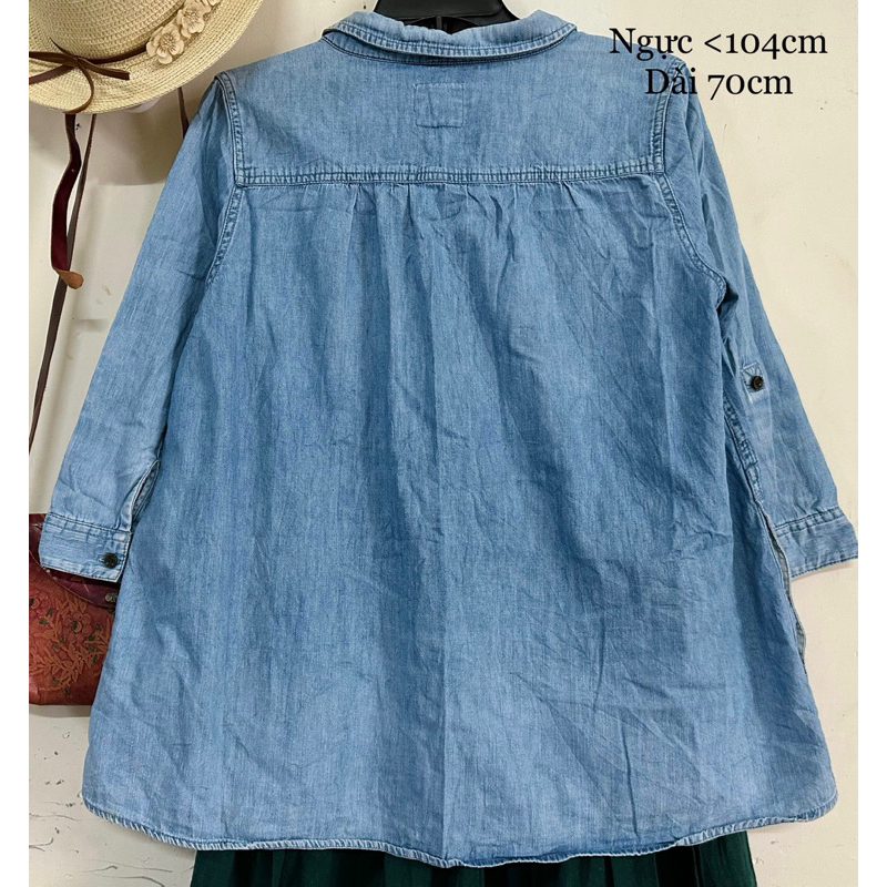 Áo denim -jean